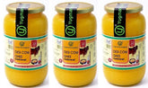Premium A2 Danedar Desi Sahiwal Cow Ghee By Yugmantra Organic Foods | Healthy & Delicious Desi Ghee Good For Cooking | 3 Litre (1 Ltr * 3) 101.4 Ounce | Jar Pack